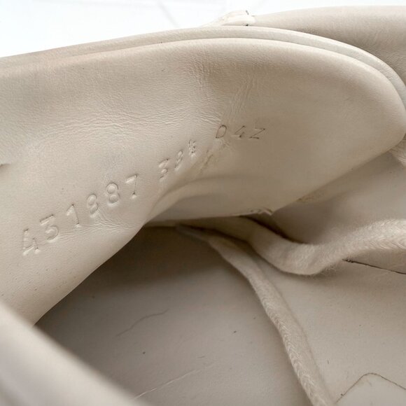 Gucci Pearl-Embellished Ace Sneakers White Leather Size 38.5 US 8.5 Women's - Picture 15 of 15